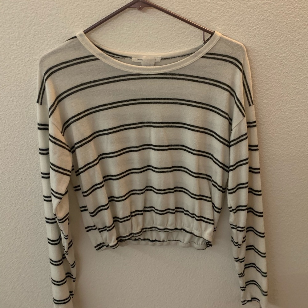 long sleeve striped shirt